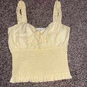 Lost and Wander ruched feminine top.